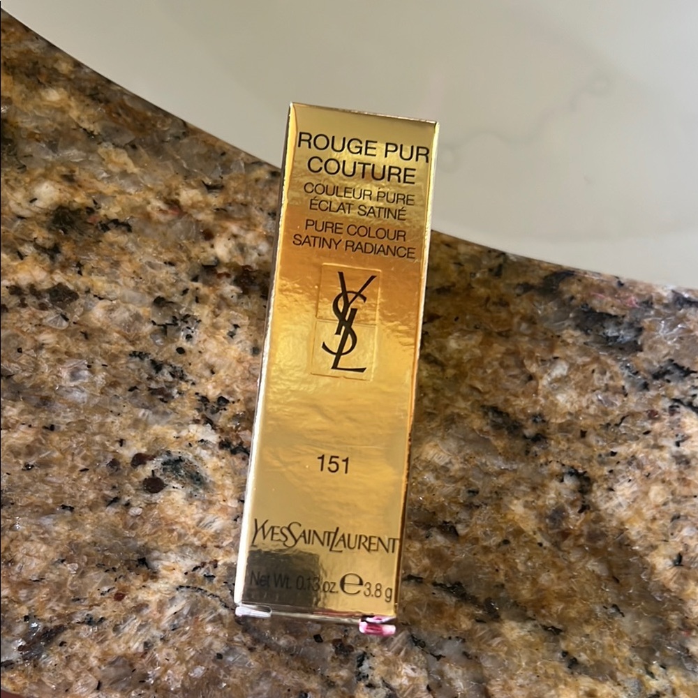Yves Saint Laurent Luxurious Gold Lipstick Case
